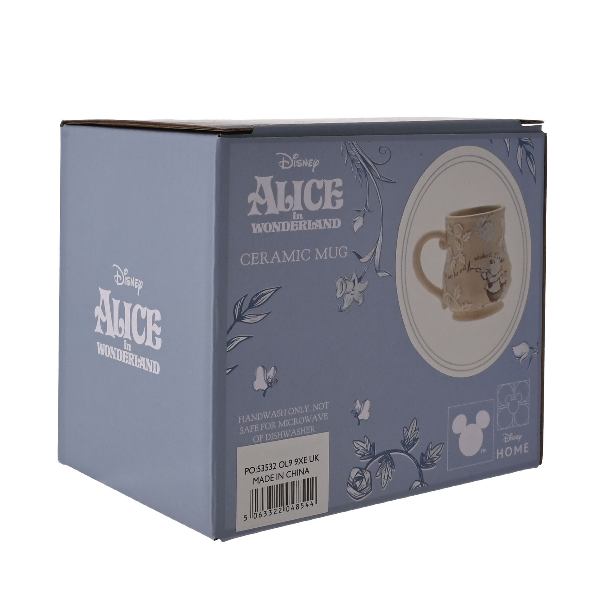 Disney Home Alice in Wonderland Embossed Mug - White Rabbit