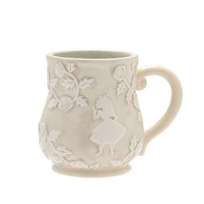 Disney Home Alice in Wonderland Embossed Mug - White Rabbit