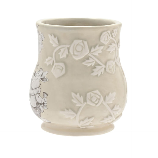 Disney Home Alice in Wonderland Embossed Mug - White Rabbit