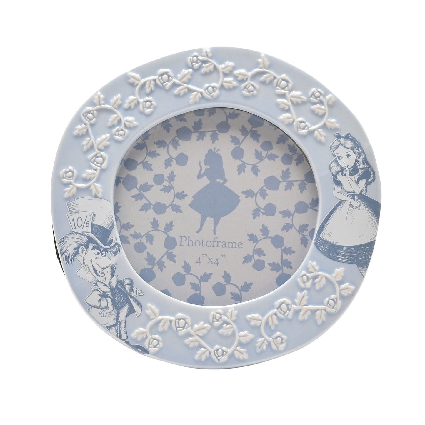 Disney Home Alice in Wonderland Round Photo Frame 4" x 4"
