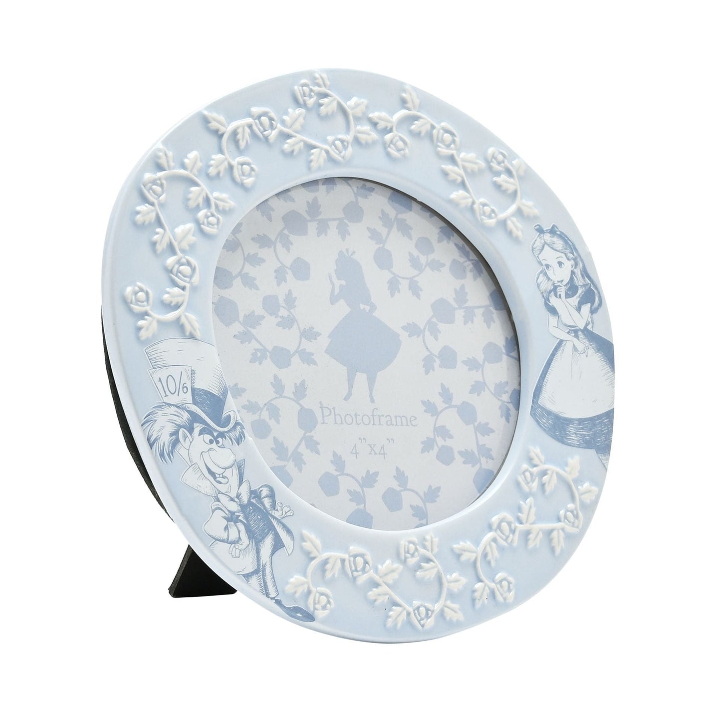 Disney Home Alice in Wonderland Round Photo Frame 4" x 4"
