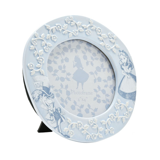 Disney Home Alice in Wonderland Round Photo Frame 4" x 4"