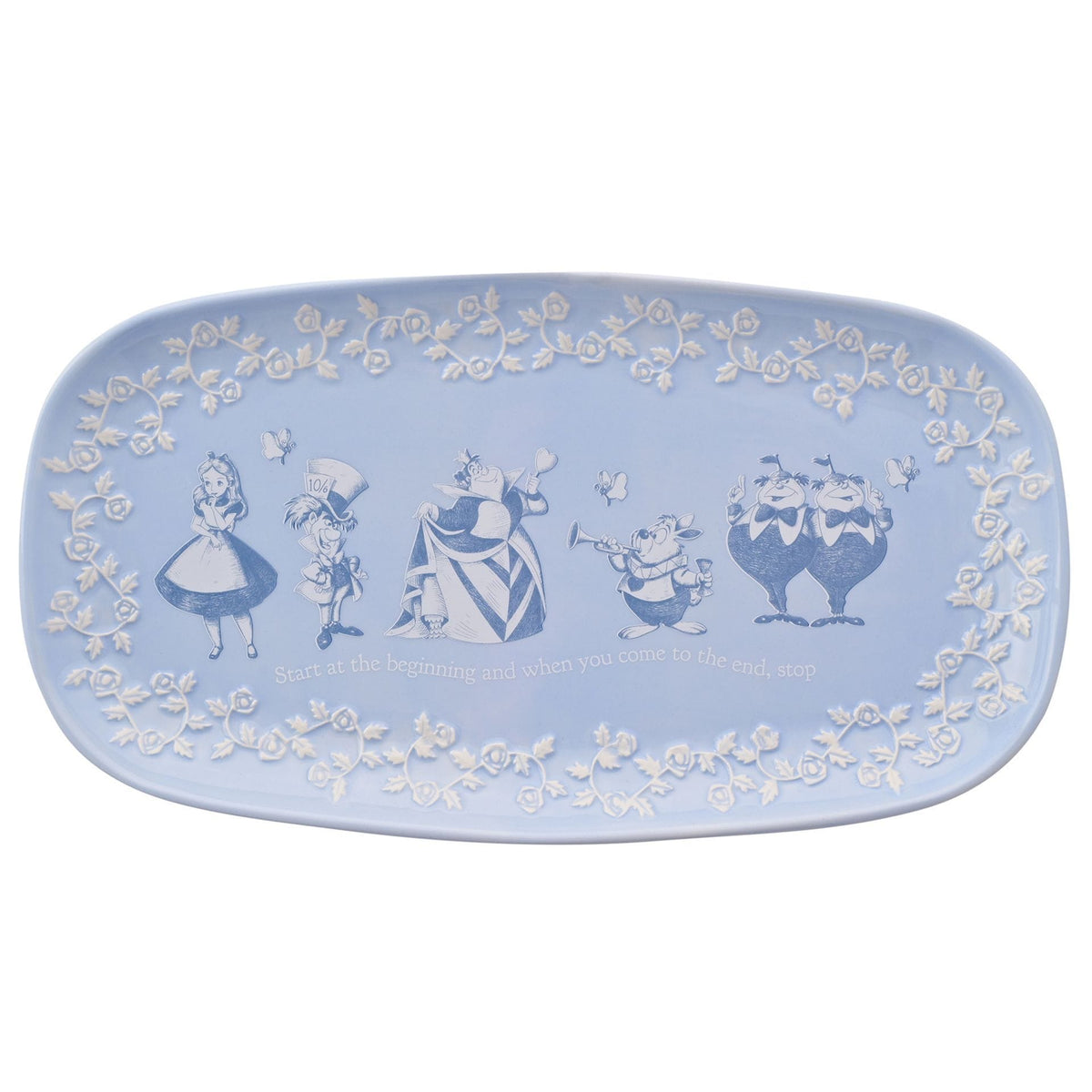 Disney Home Alice in Wonderland Serving Plate