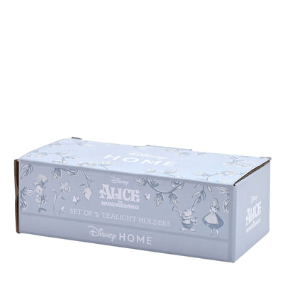 Disney Home Alice in Wonderland Set of 2 Tea Light Holders
