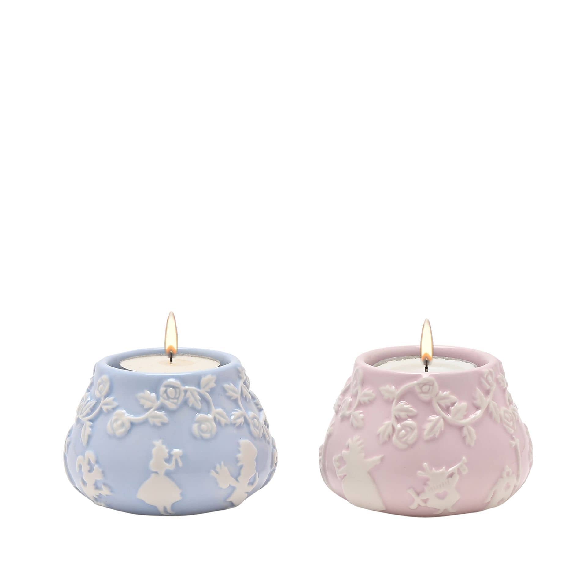 Disney Home Alice in Wonderland Set of 2 Tea Light Holders