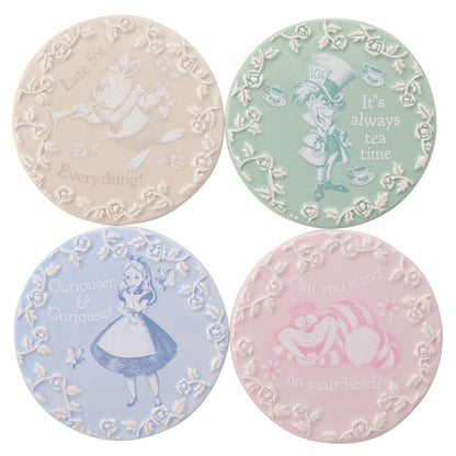 Disney Home Alice in Wonderland Set of 4 Coasters