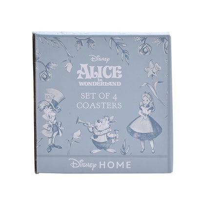 Disney Home Alice in Wonderland Set of 4 Coasters