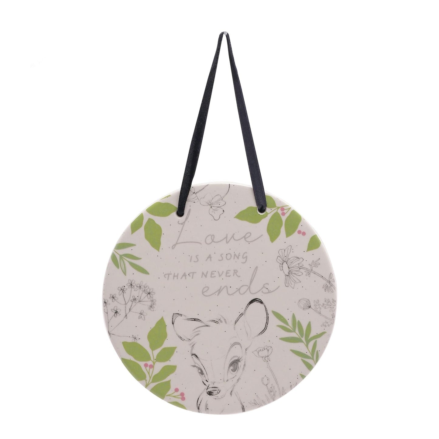 Disney Home Forest Friends Bambi Ceramic Plaque