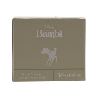 Disney Home Forest Friends Bambi Set of 2 Trinket Dishes
