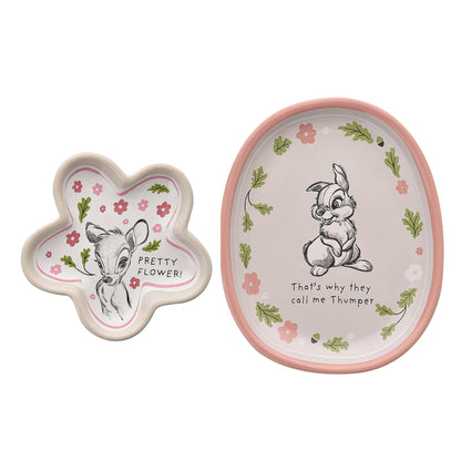 Disney Home Forest Friends Bambi Set of 2 Trinket Dishes
