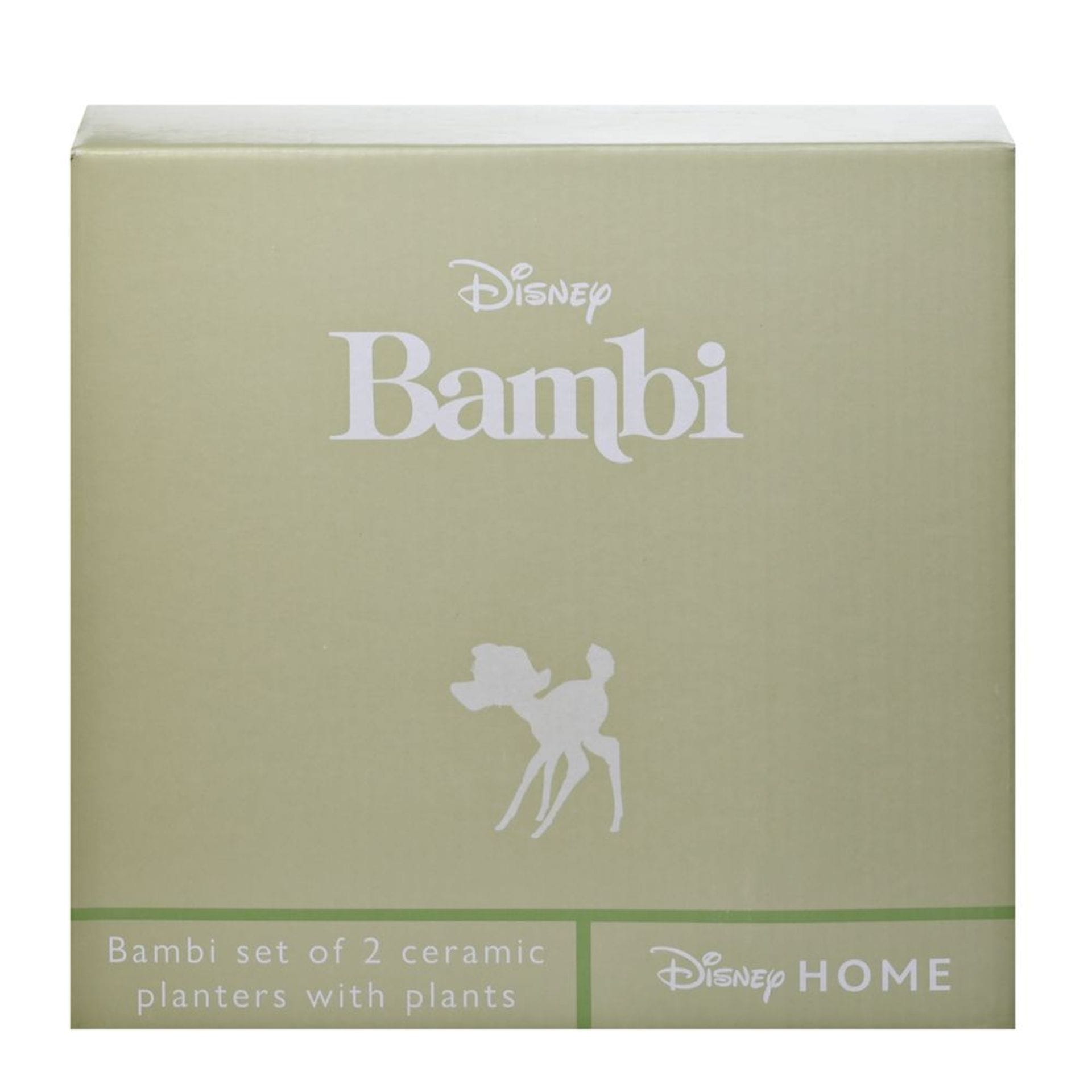 Disney Home Forest Friends Set of 2 Bambi Planters