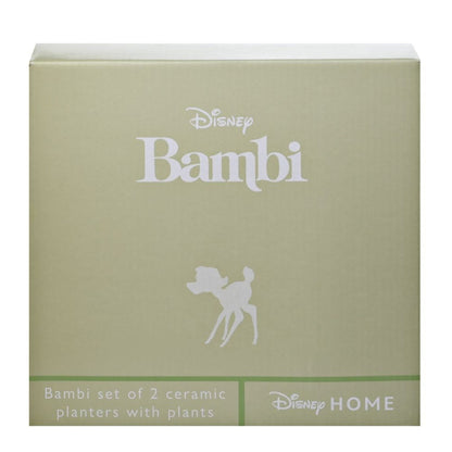 Disney Home Forest Friends Set of 2 Bambi Planters