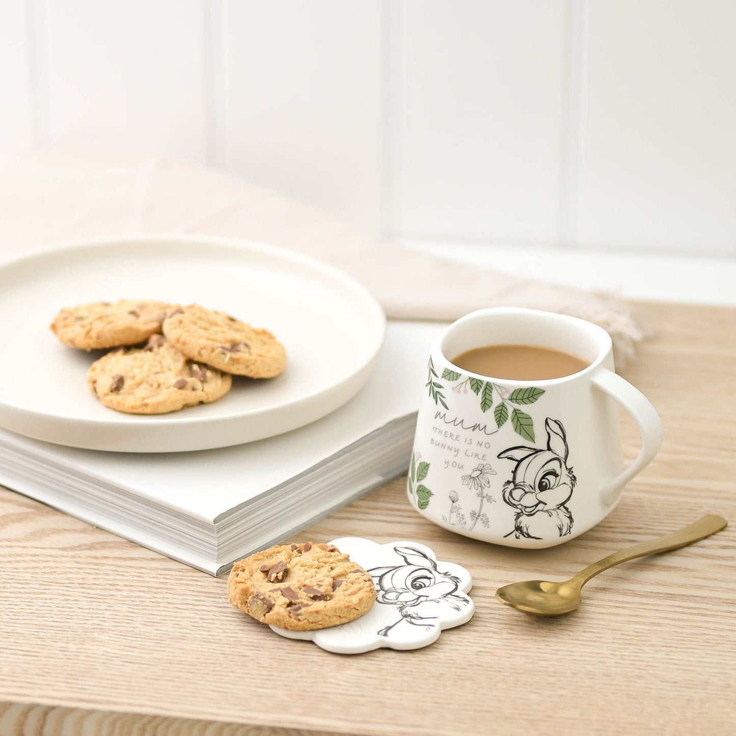Disney Home Forest Friends Thumper Mug & Coaster Set 'Mum' Bambi
