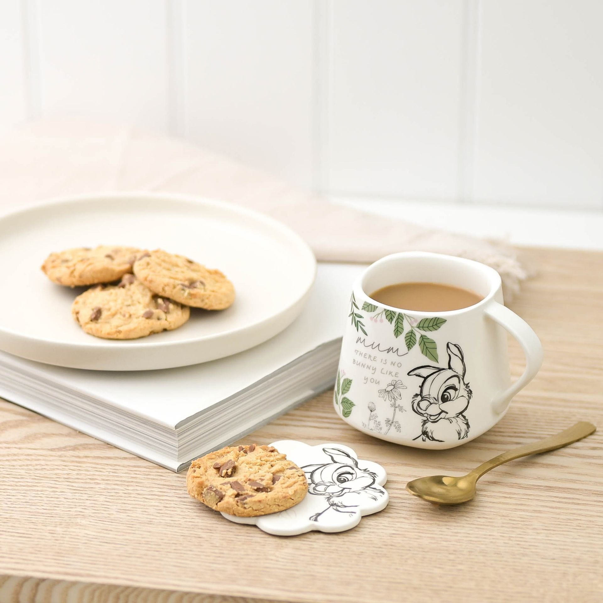 Disney Home Forest Friends Thumper Mug & Coaster Set 'Mum' Bambi
