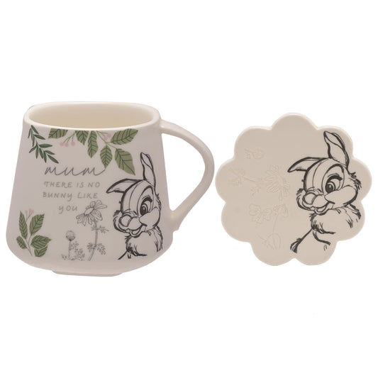 Disney Home Forest Friends Thumper Mug & Coaster Set 'Mum' Bambi