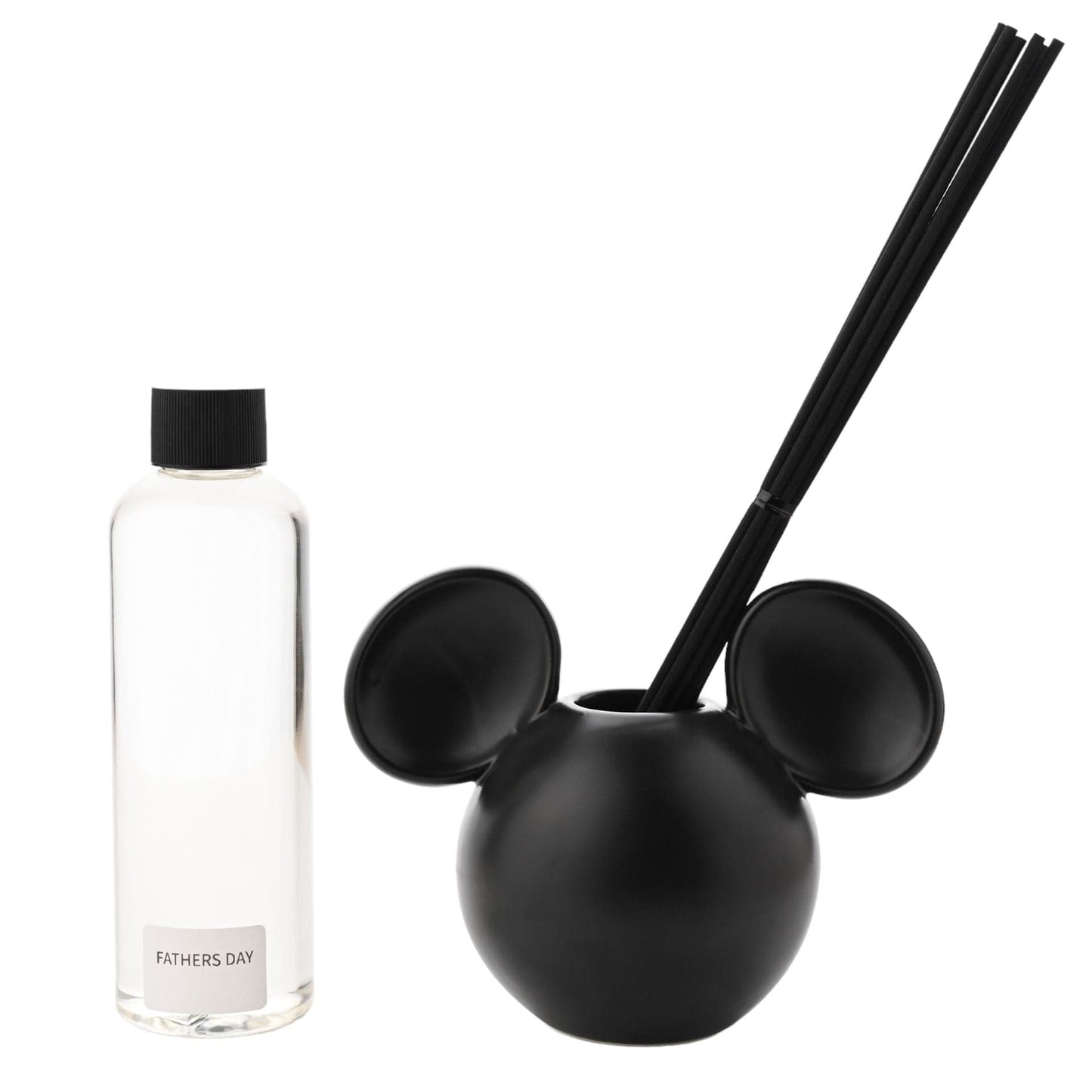 Disney Home Mickey Black Ceramic Vessel Fragranced Diffuser Bergamot & Grapefruit