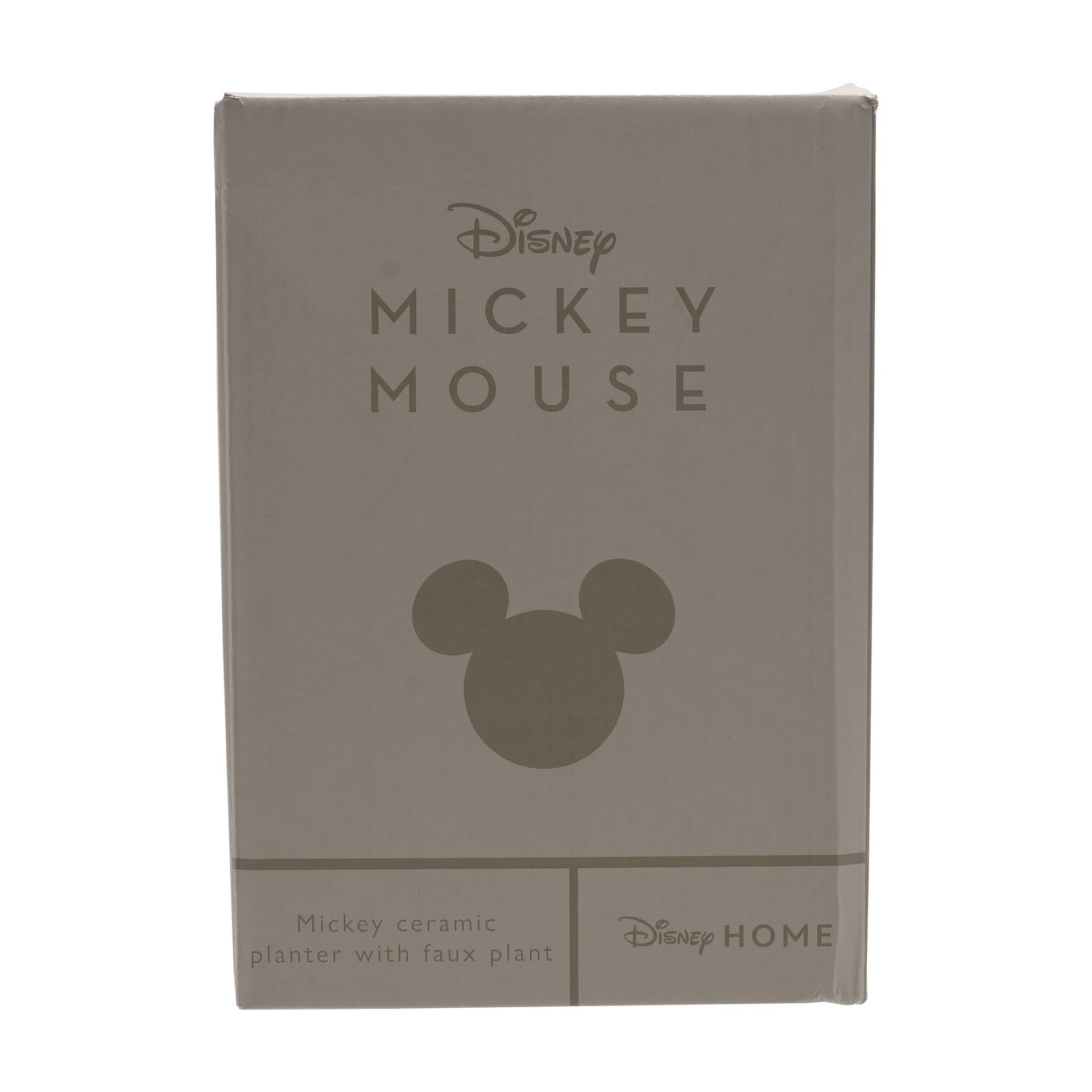 Disney Home Mickey Ceramic Footed Planter with Faux Plant