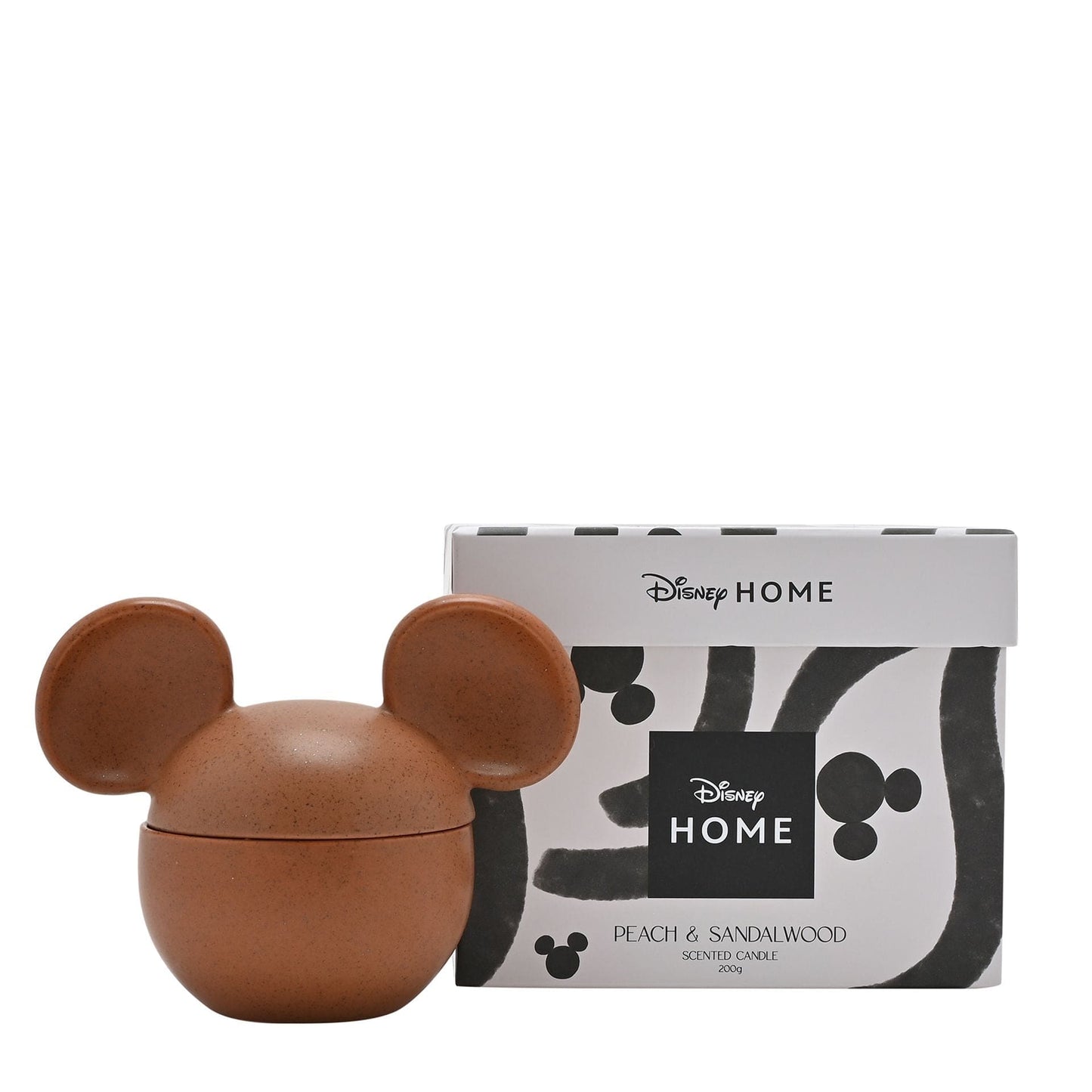 Disney Home Mickey Ceramic Terracotta Vessel Fragranced Candle Peach & Sandalwood