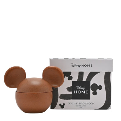 Disney Home Mickey Ceramic Terracotta Vessel Fragranced Candle Peach & Sandalwood