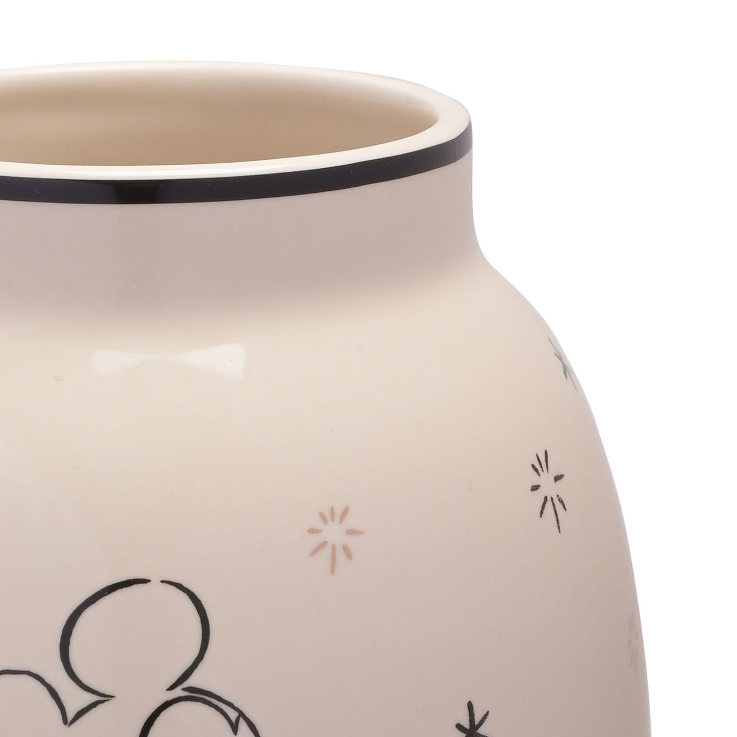 Disney Home Mickey Gold Foiled Vase