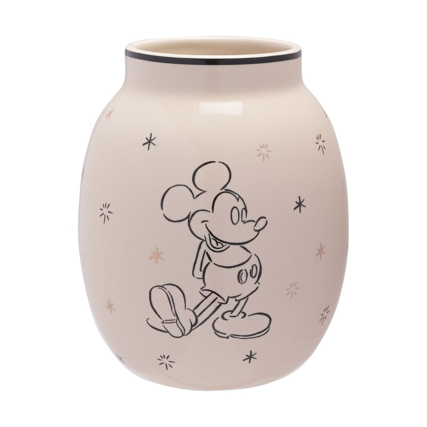 Disney Home Mickey Gold Foiled Vase