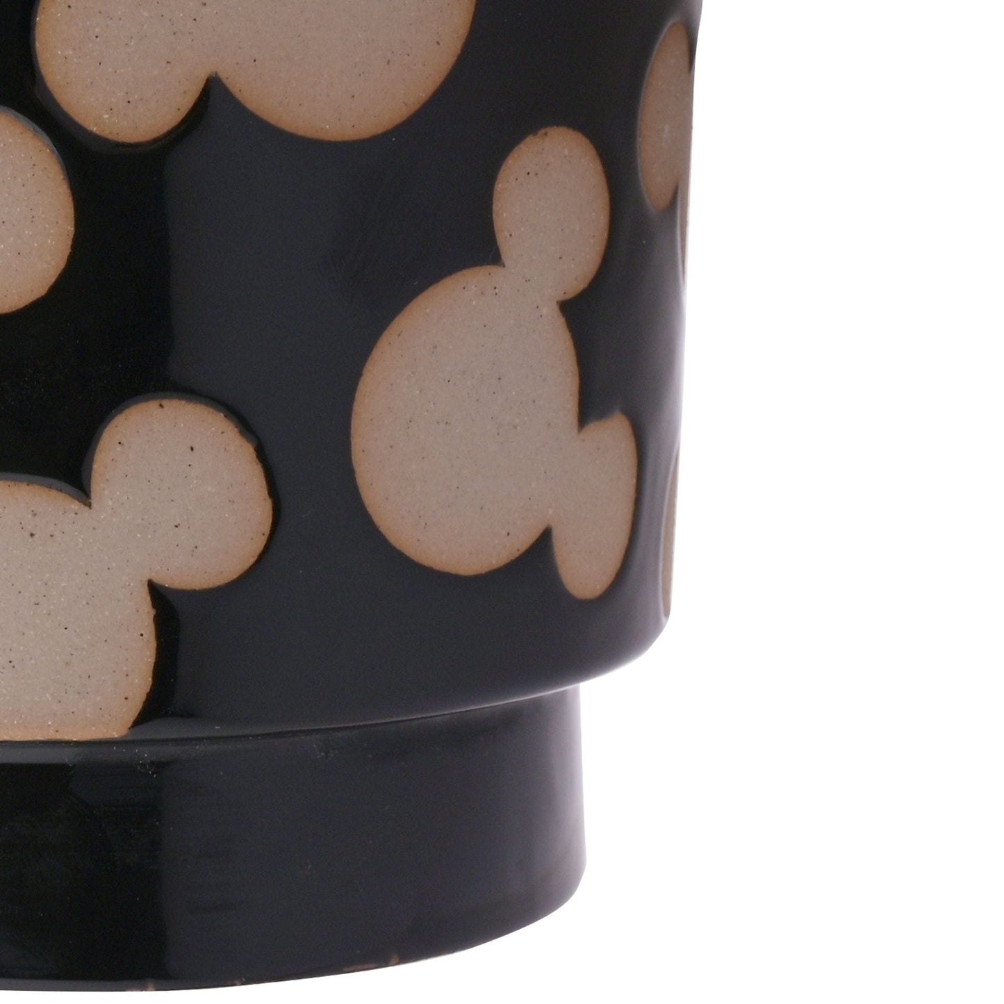 Disney Home Mickey Shapes Black Planter