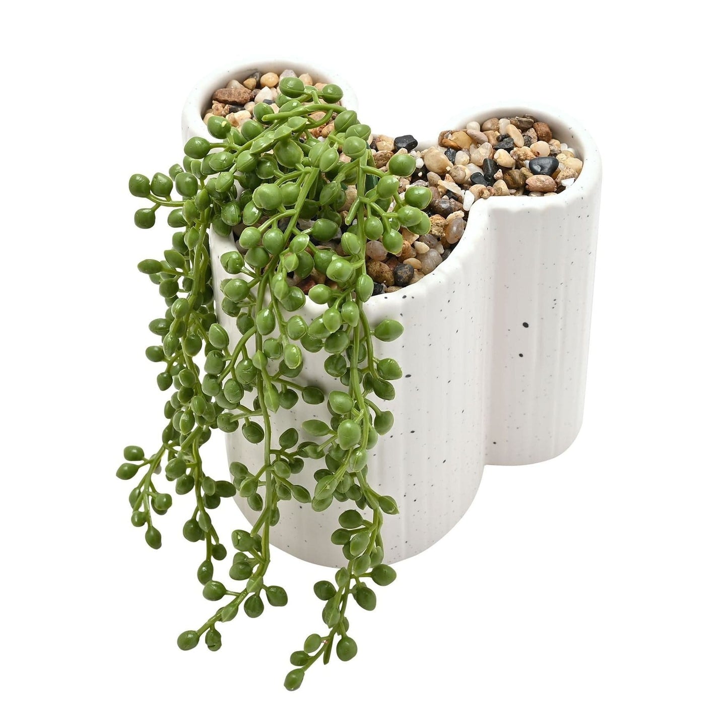 Disney Home Mickey Shapes Planter with Faux Plant