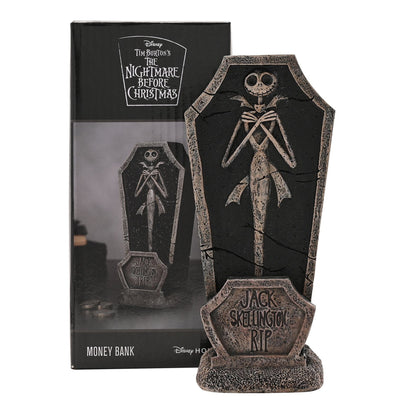 Disney Home Nightmare Before Christmas Coffin Money Box Jack Skellington