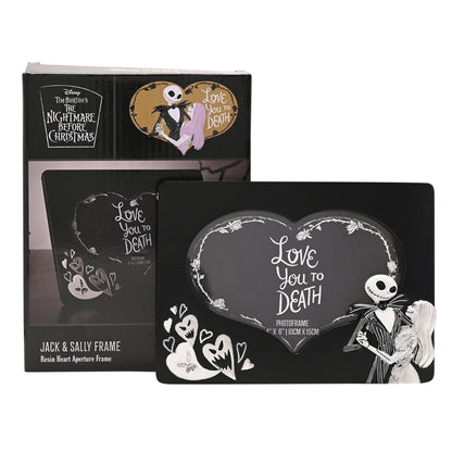 Disney Home Nightmare Before Christmas Frame - Love You to Death Jack & Sally