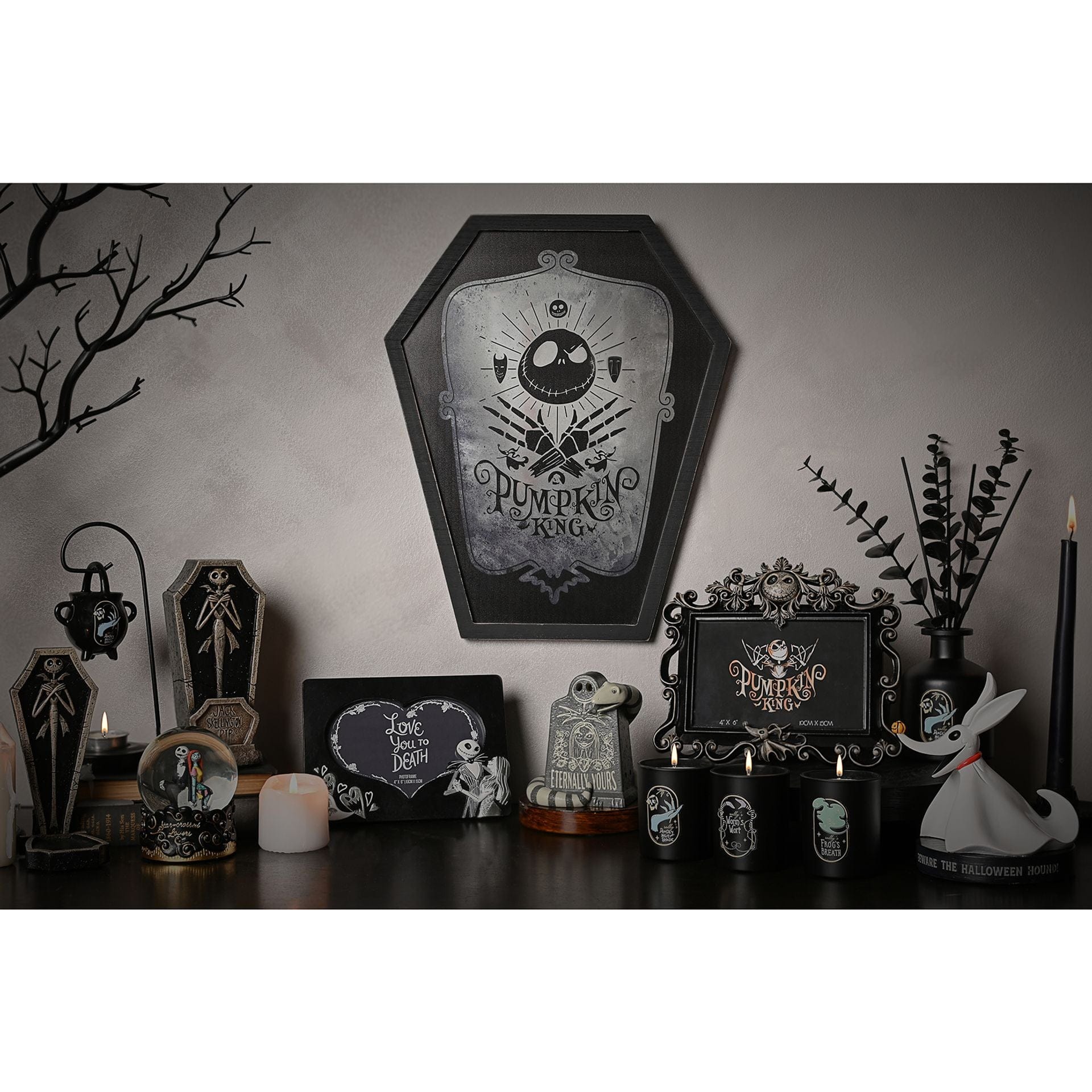 Disney Home Nightmare Before Christmas Frame - Love You to Death Jack & Sally