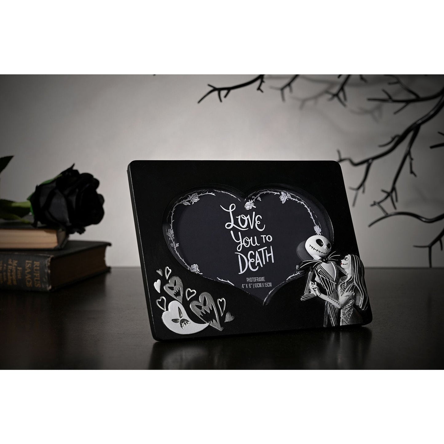 Disney Home Nightmare Before Christmas Frame - Love You to Death Jack & Sally