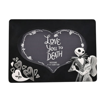 Disney Home Nightmare Before Christmas Frame - Love You to Death Jack & Sally
