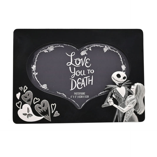 Disney Home Nightmare Before Christmas Frame - Love You to Death Jack & Sally