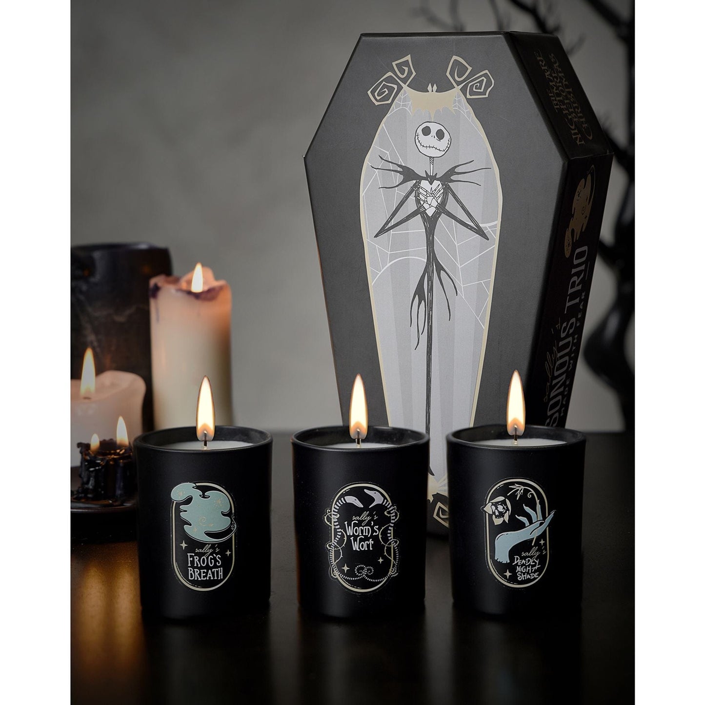 Disney Home Nightmare Before Christmas Set Of 3 Candles
