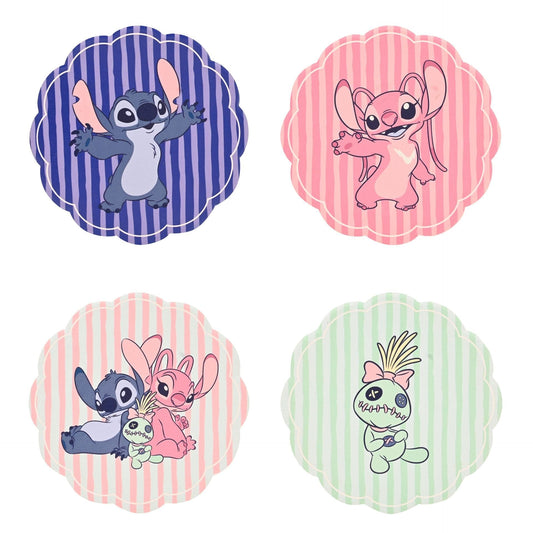 Disney Home Set Of 4 Ceramic Stitch Coasters