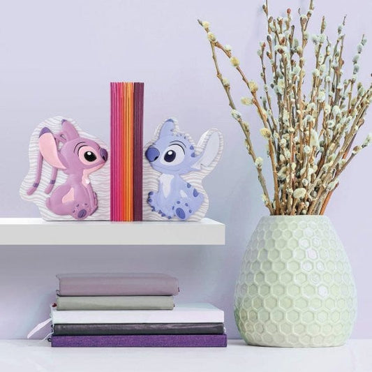 Disney Home Stitch and Angel Bookends A32324