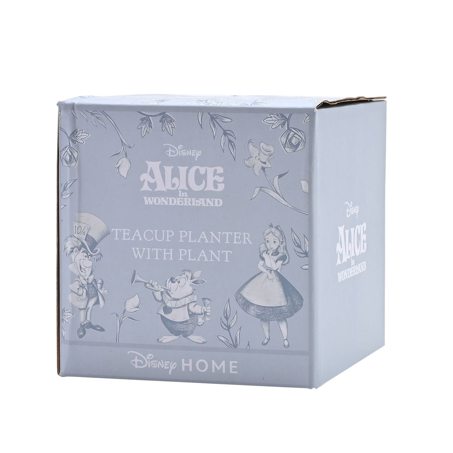 Disney How Alice in Wonderland Teacup Planter with Faux Plant