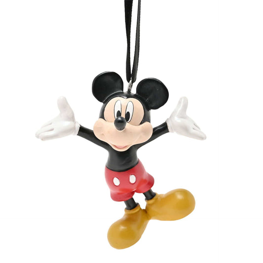 Disney Icons And vilalins Resin Hanging Decorations Set of 2 - Minnie & Mickey