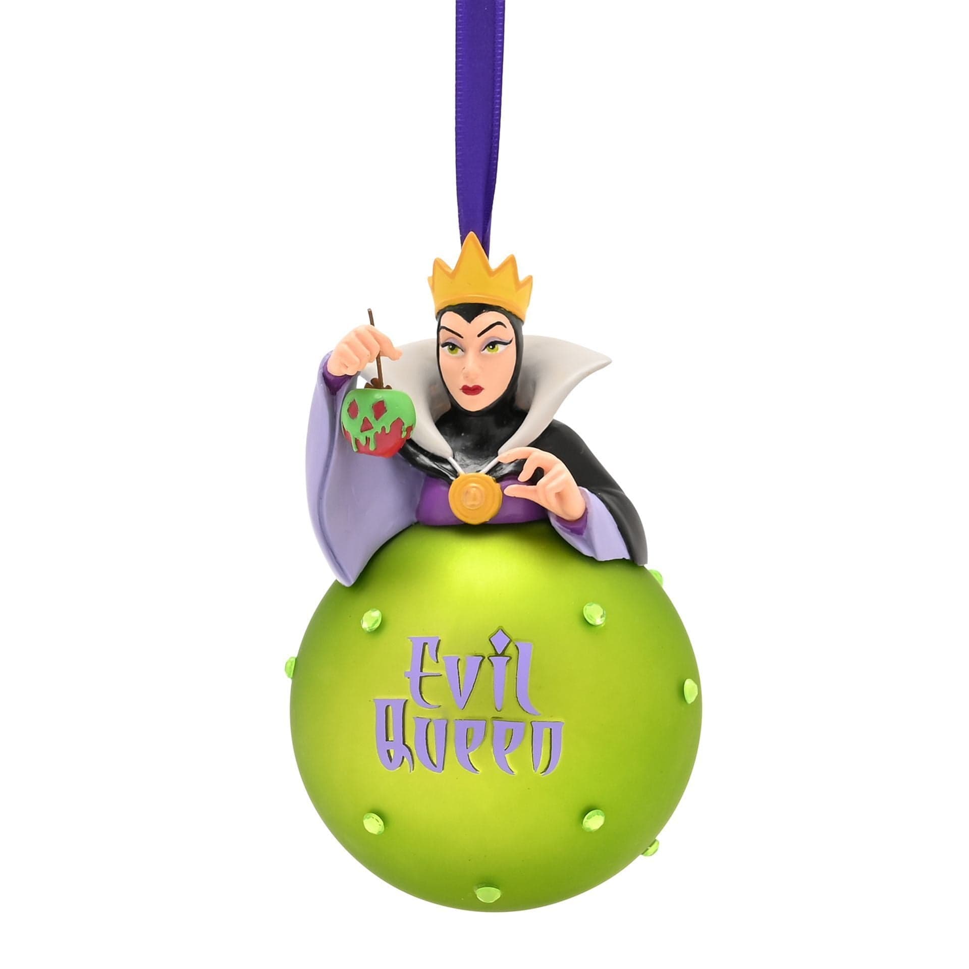 Disney Icons And Villains Evil Queen On A Glass Bauble Snow White And The Seven Dwarfs