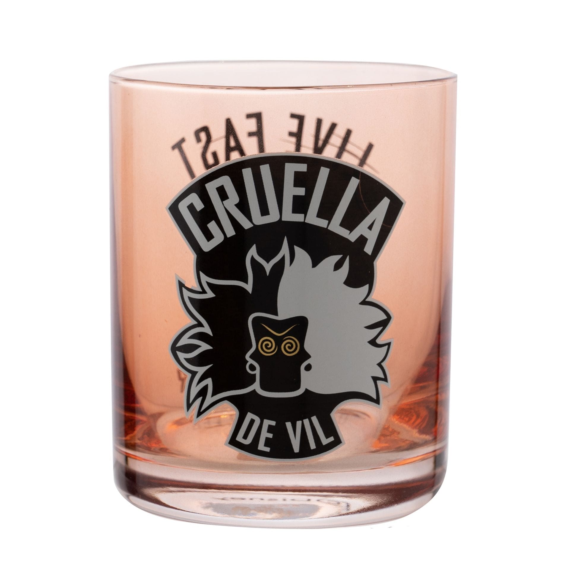Disney Icons And Villains Glass - Cruella 101 Dalmatians
