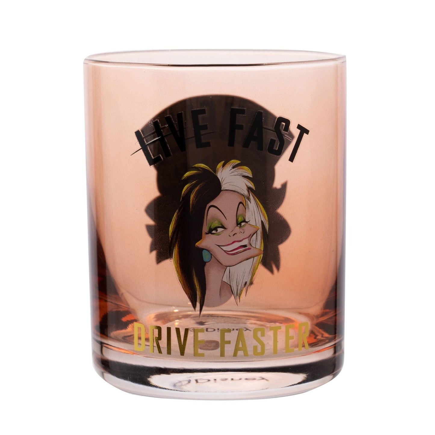 Disney Icons And Villains Glass - Cruella 101 Dalmatians