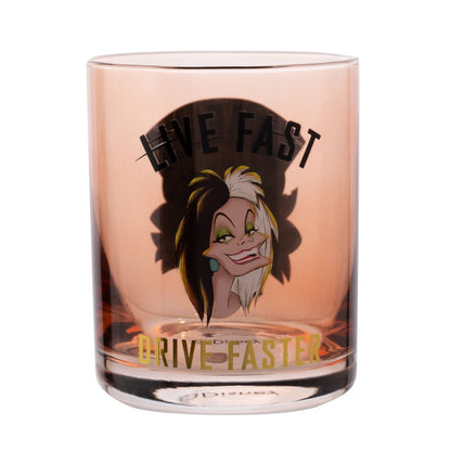 Disney Icons And Villains Glass - Cruella 101 Dalmatians