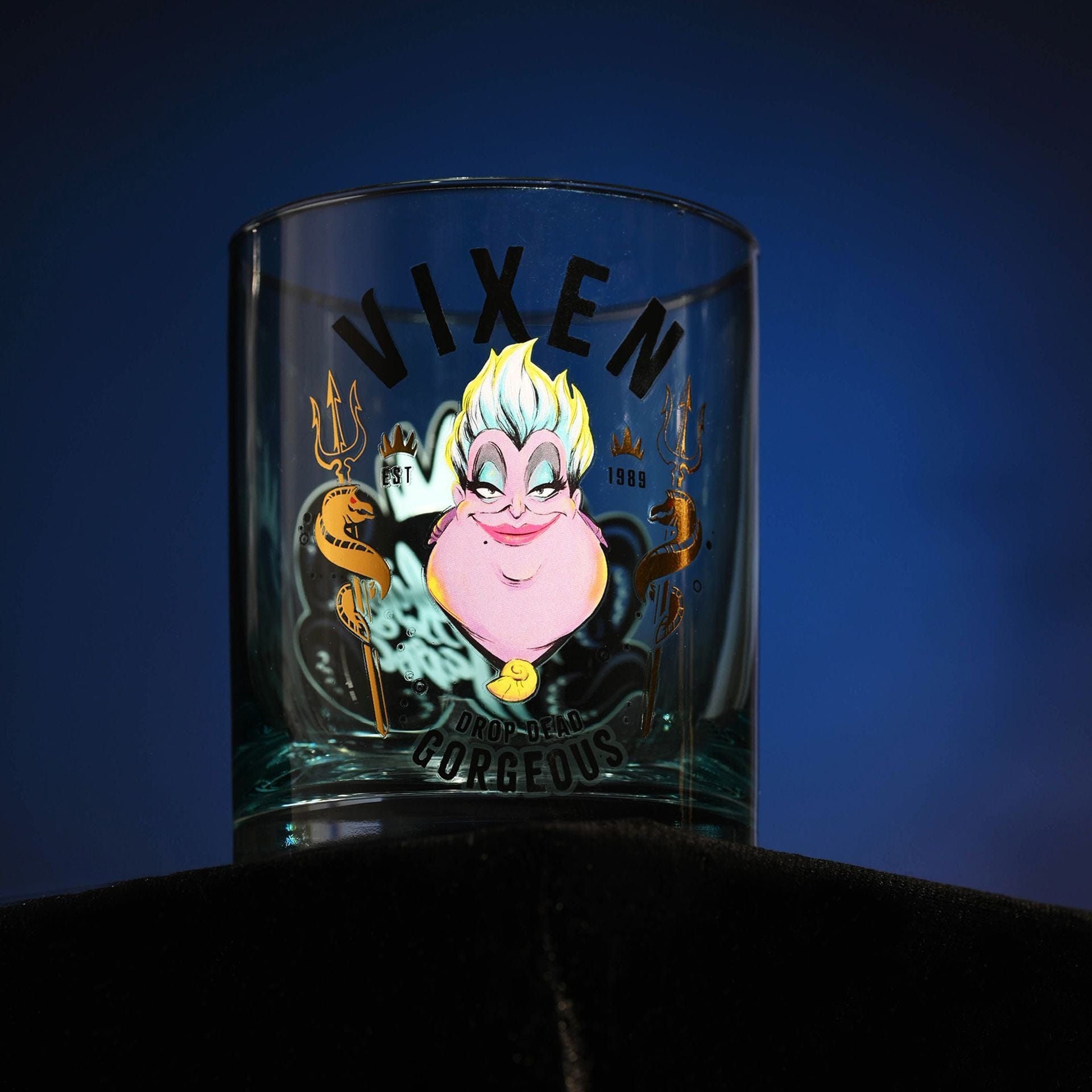 Disney Icons And Villains Glass - Ursula The Little Mermaid