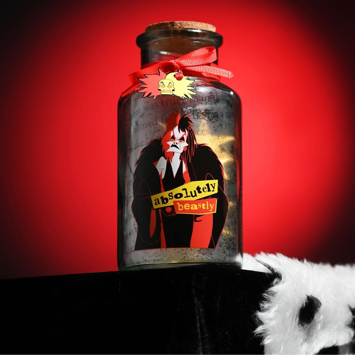 Disney Icons And Villains Light Up Jar Cruella 101 Dalmatians