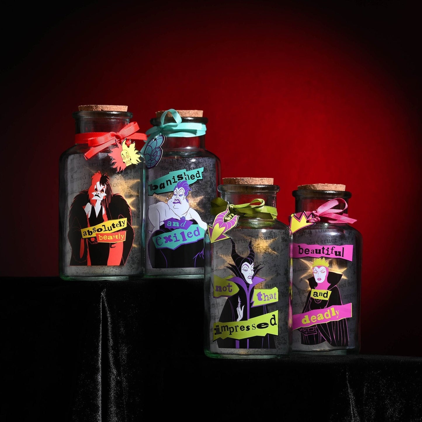 Disney Icons And Villains Light Up Jar Evil Queen Snow White And The Seven Dwarfs