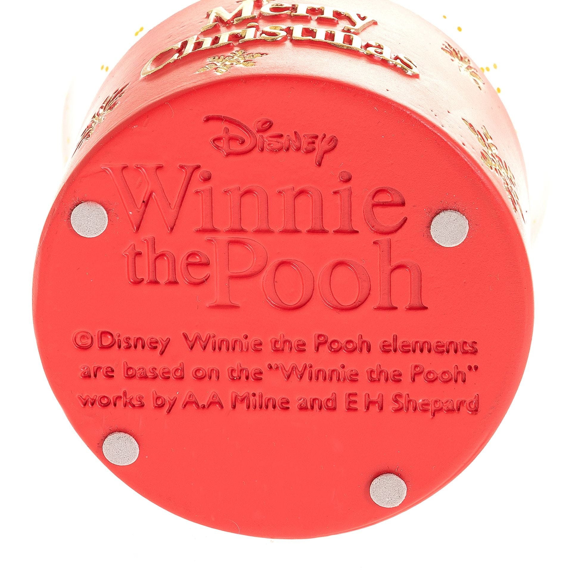Disney Icons And Villains Piglet Snowglobe "Merry Christmas" Winnie The Pooh And Friends