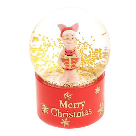 Disney Icons And Villains Piglet Snowglobe "Merry Christmas" Winnie The Pooh And Friends