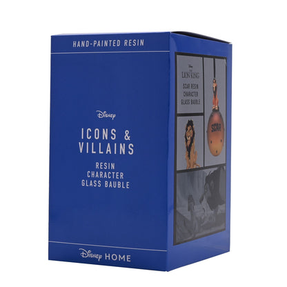 Disney Icons And Villains Scar On A Glass Bauble