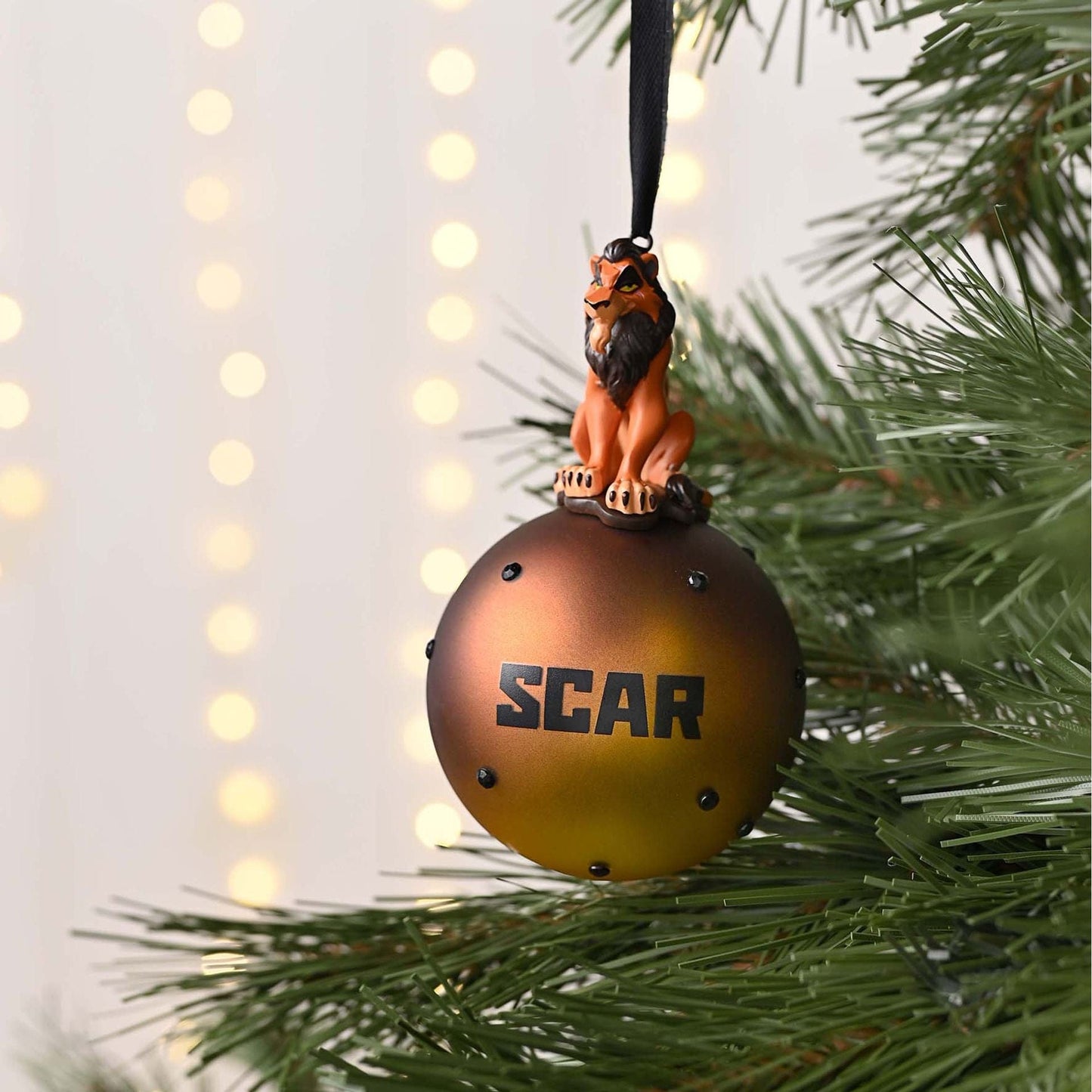 Disney Icons And Villains Scar On A Glass Bauble