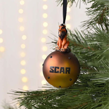 Disney Icons And Villains Scar On A Glass Bauble